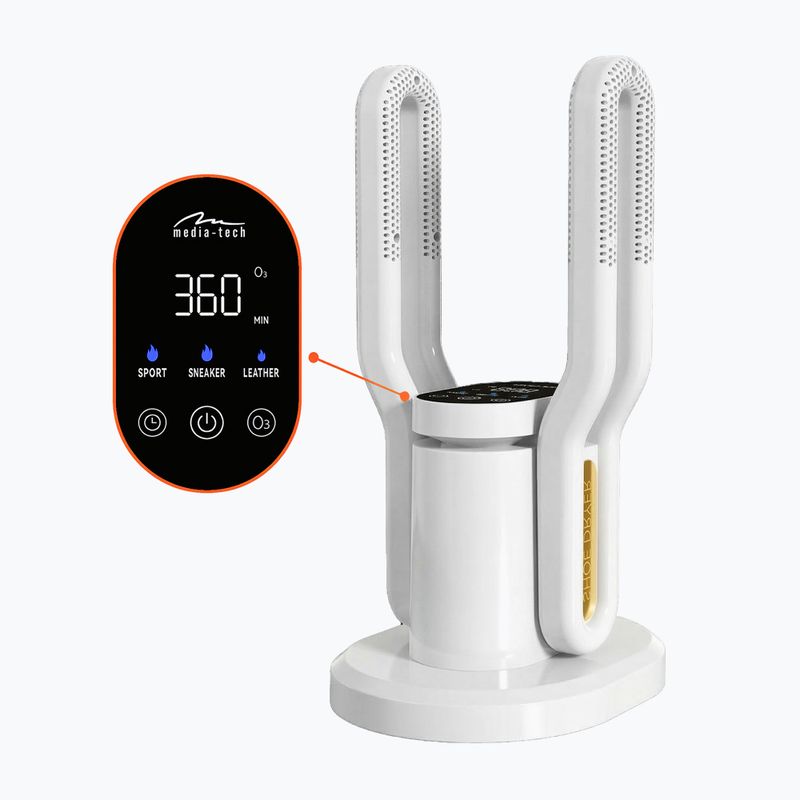 Sušička na boty Media-Tech Ozone Pro+ white/yellow