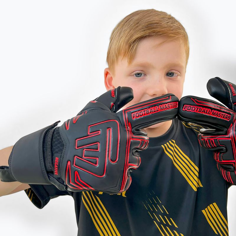 Dětské brankářské rukavice Football Masters Symbio NC red 4