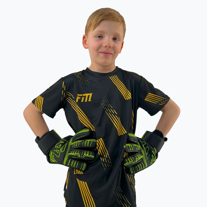 Dětské brankářské rukavice Football Masters Symbio NC fluo 3