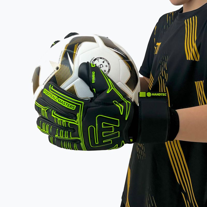 Dětské brankářské rukavice Football Masters Symbio NC fluo 4