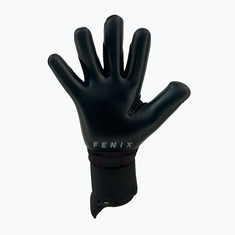 Dětské brankářské rukavice Football Masters Fenix green fluo 2