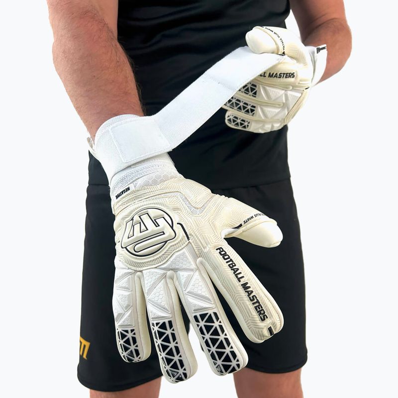 Brankářské rukavice Football Masters Voltage Plus NC white 4