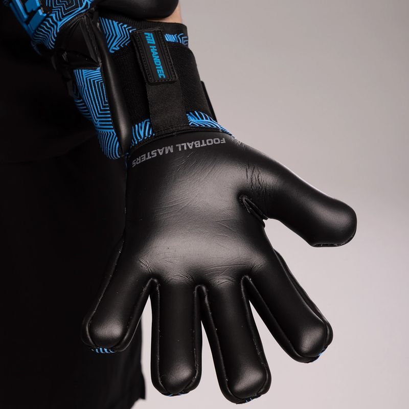 Brankářské rukavice Football Masters Varis X Pro NC black/blue 3