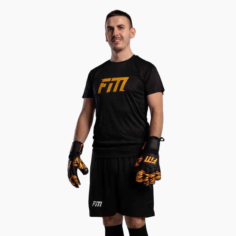 Brankářské rukavice Football Masters Invictus X Training black/orange 2