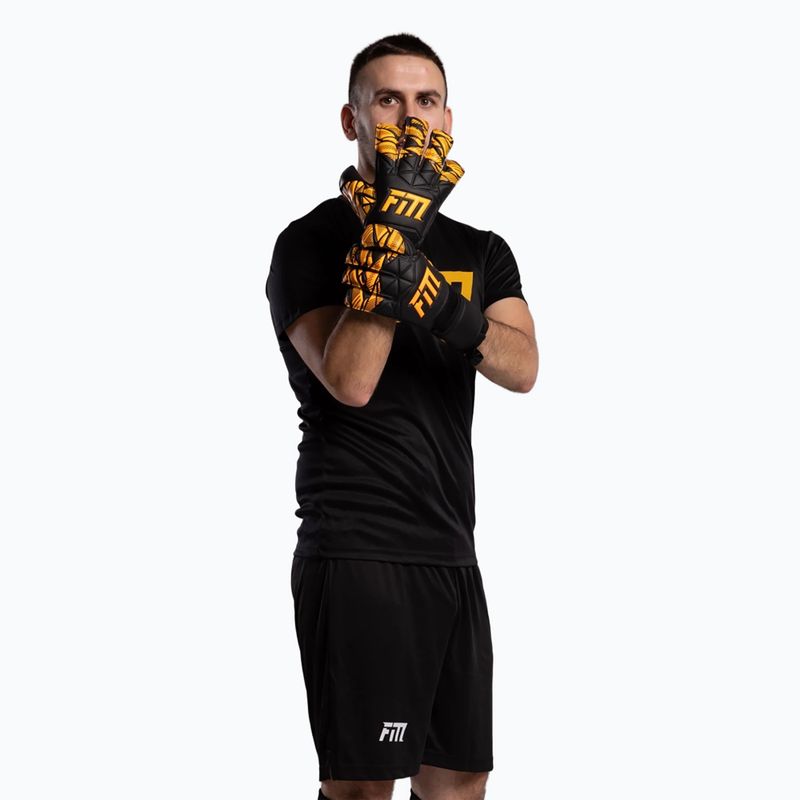 Brankářské rukavice Football Masters Invictus X Training black/orange 3