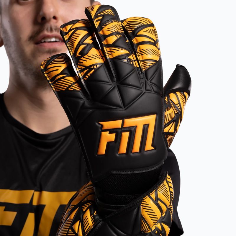 Brankářské rukavice Football Masters Invictus X Training black/orange 5