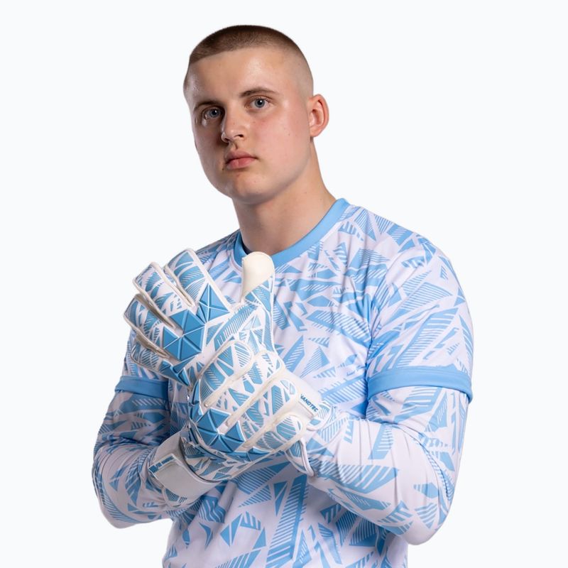 Brankářské rukavice Football Masters Invictus X PRO white/black 2