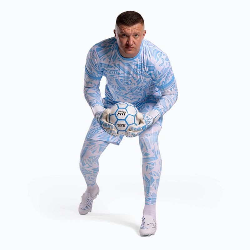 Brankářské rukavice Football Masters Invictus X PRO white/black 5