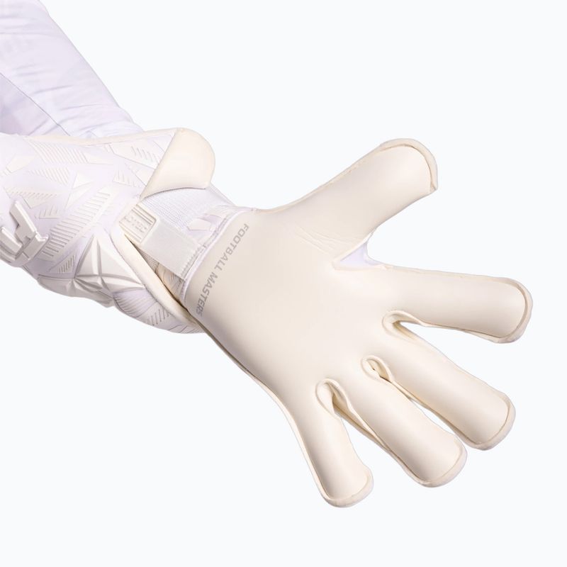 Brankářské rukavice Football Masters Invictus X PRO all white 5