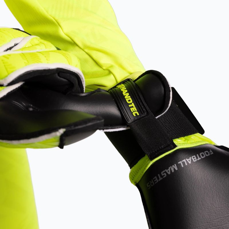 Brankářské rukavice Football Masters Invictus X PRO yellow fluo 7