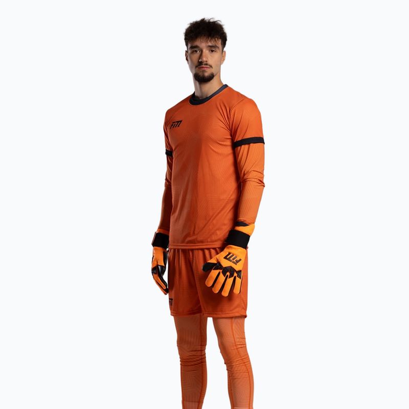Brankářské rukavice Football Masters Varis X PRO orange fluo 2