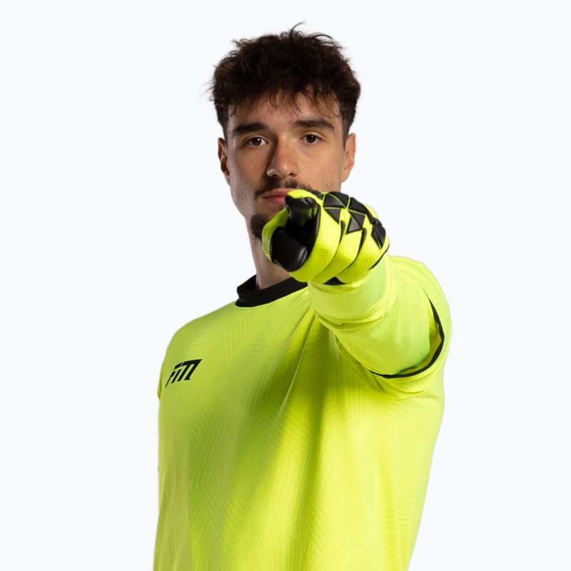 Brankářské rukavice Football Masters Varis X PRO yellow fluo 2