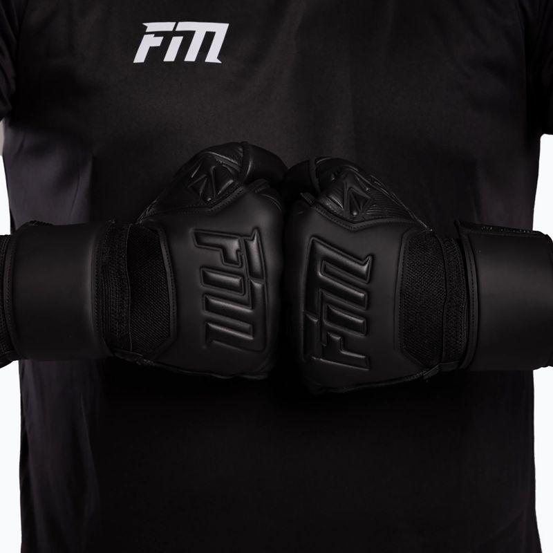 Brankářské rukavice Football Masters Invictus X black 4