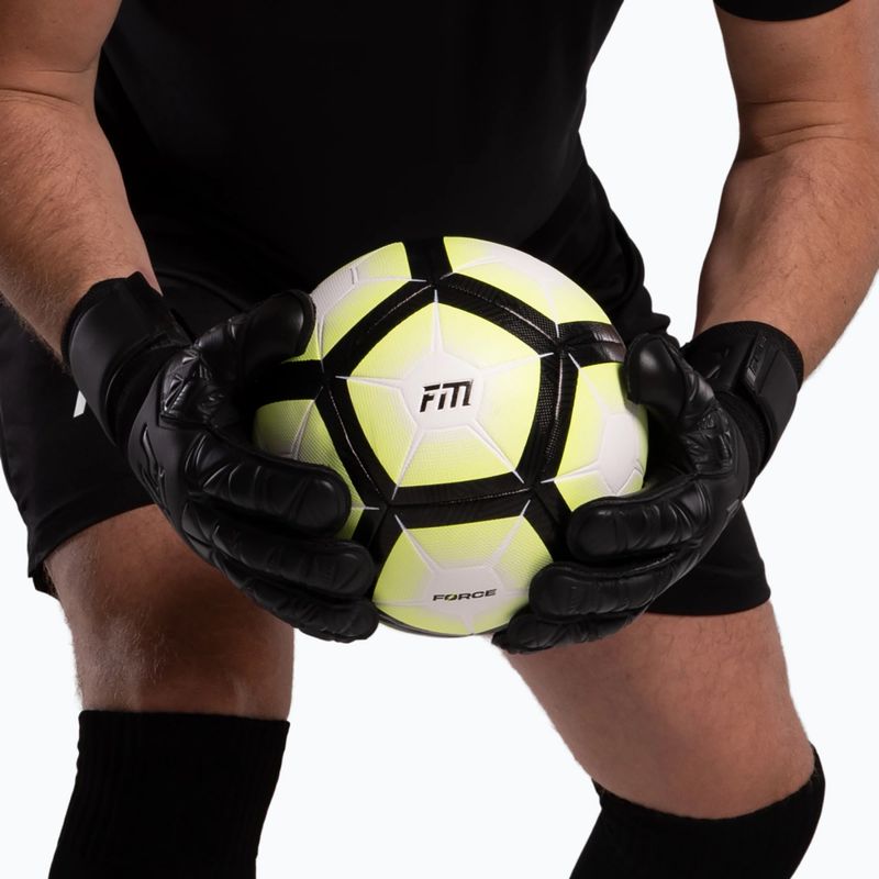 Brankářské rukavice Football Masters Invictus X black 8