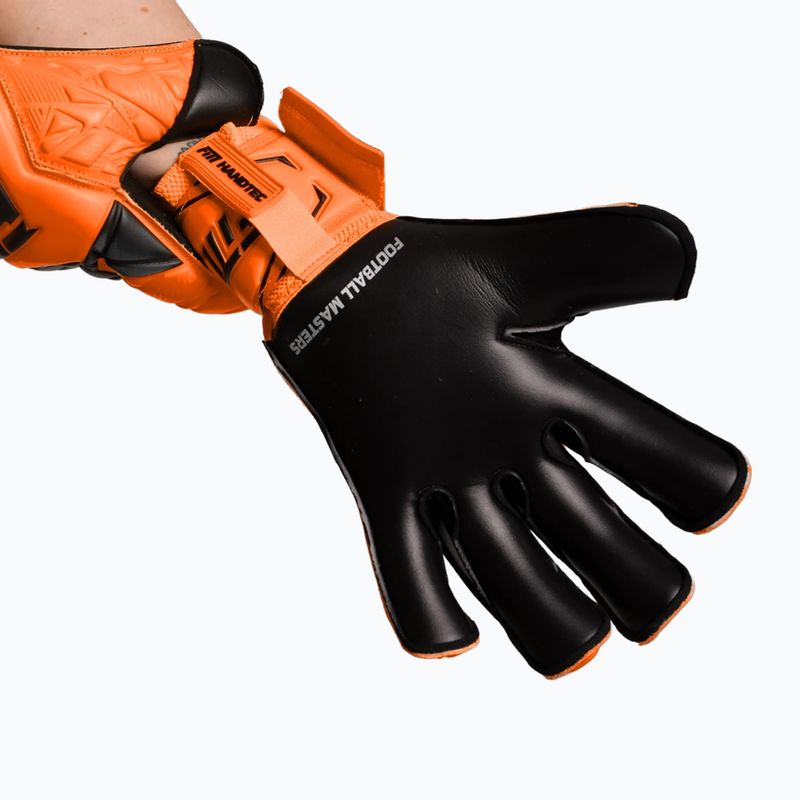 Brankářské rukavice Football Masters Invictus X orange fluo 4