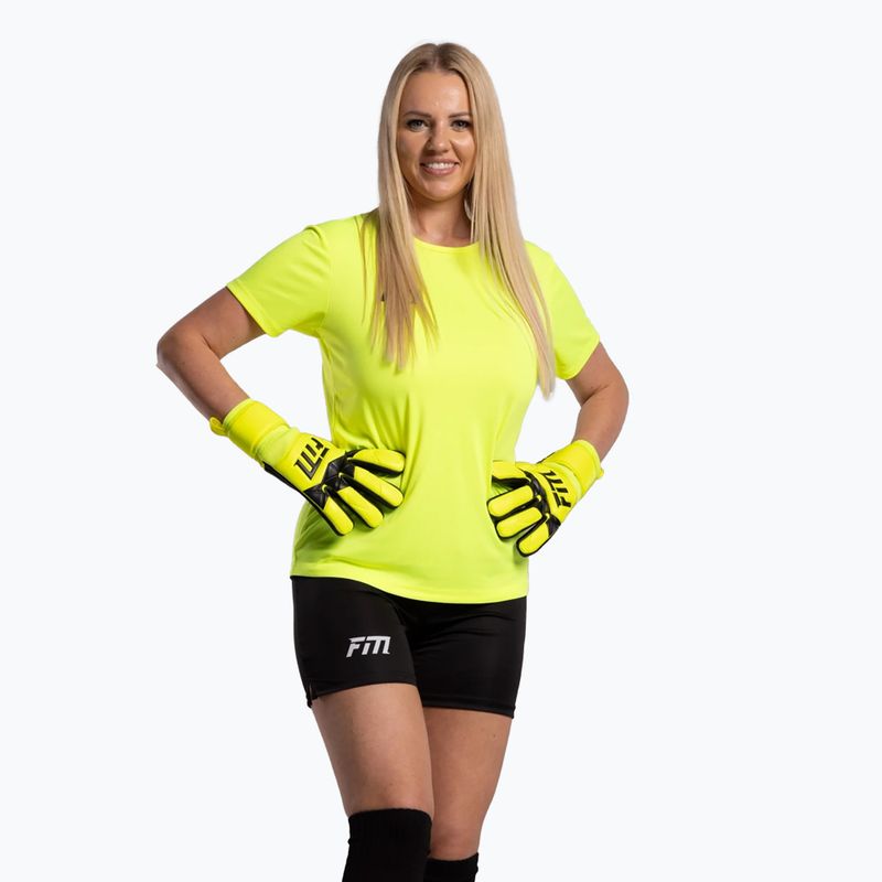 Brankářské rukavice Football Masters Varis X yelow fluo 7
