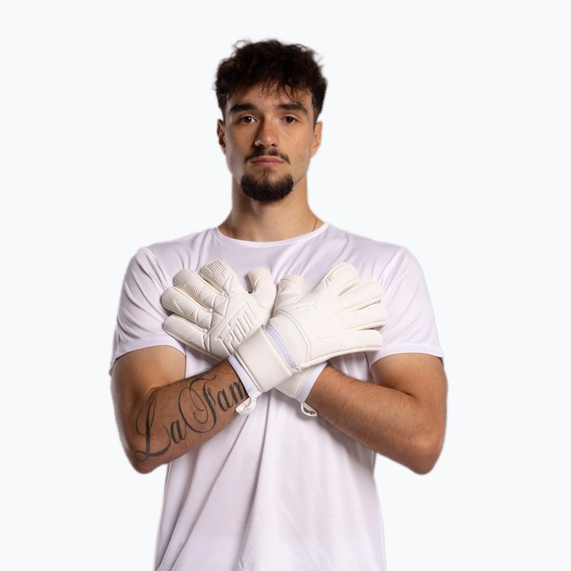 Brankářské rukavice Football Masters Varis X all white 9