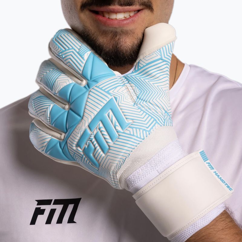 Brankářské rukavice Football Masters Varis X white/blue 4