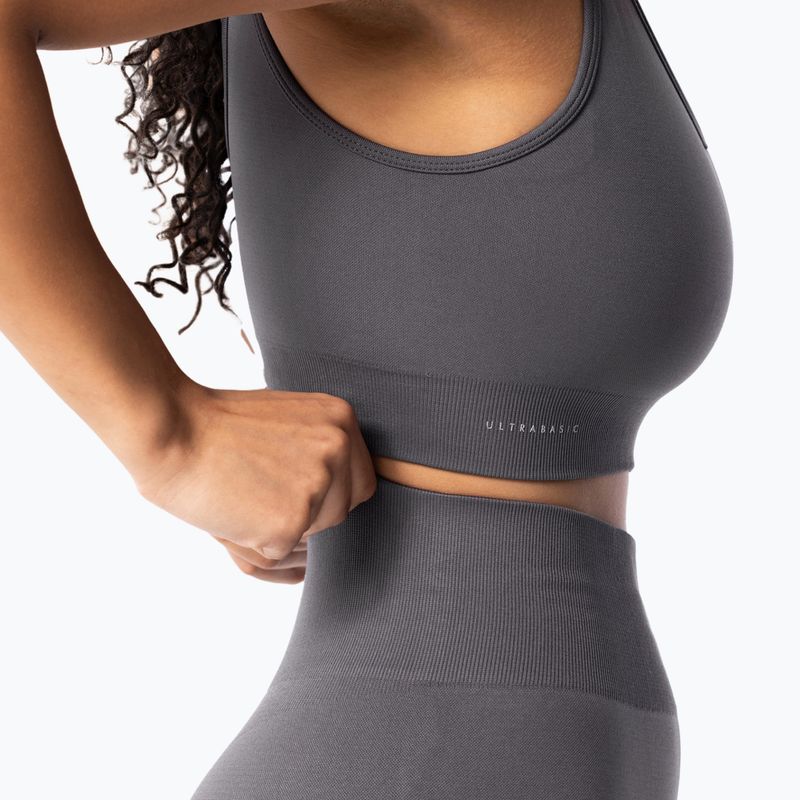 Fitness podprsenka Carpatree Simply Seamless urban grey 5