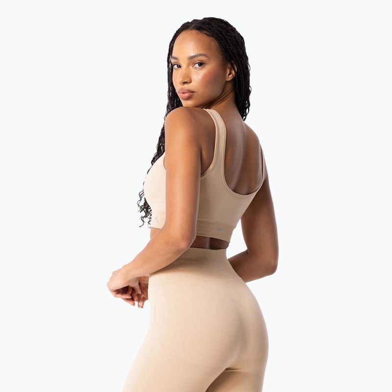 Fitness podprsenka Carpatree Simply Seamless perfrct beige 3