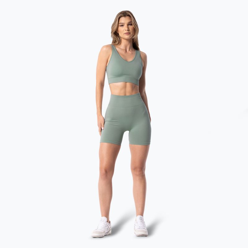 Fitness podprsenka Carpatree Simply Seamless pale green 2