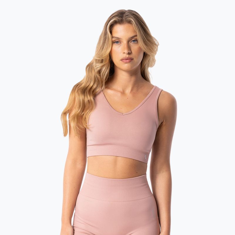 Fitness podprsenka Carpatree Simply Seamless smooth pink