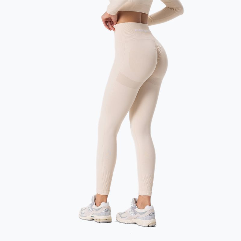 Dámské sportovní legíny Carpatree Allure Seamless cream beige 2