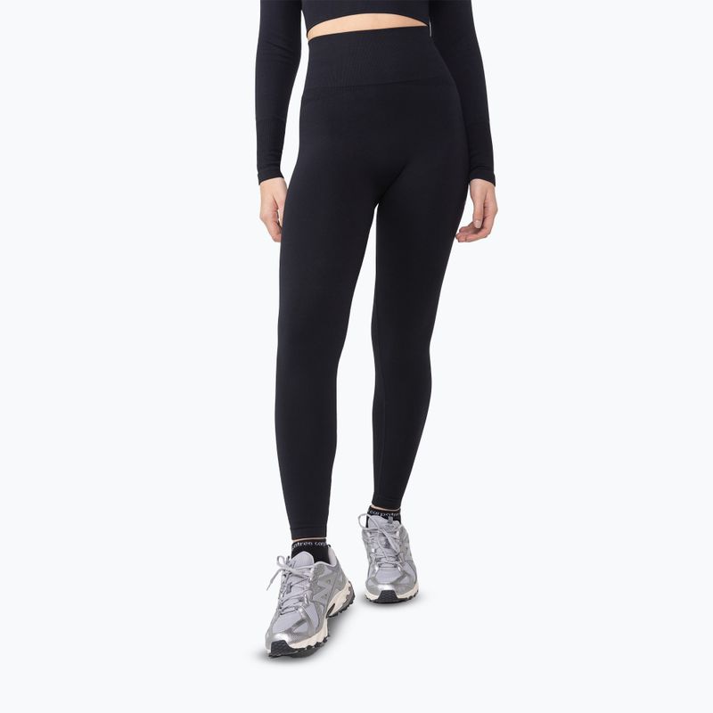 Dámské tréninkové legíny Carpatree Dopamine Buzz Seamless obsidian black