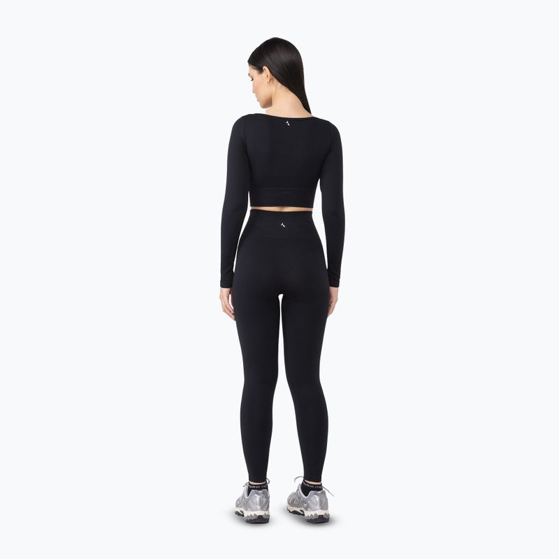 Dámské tréninkové legíny Carpatree Dopamine Buzz Seamless obsidian black 4