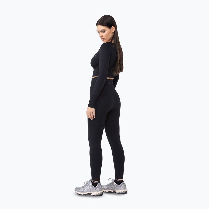 Dámské tréninkové legíny Carpatree Dopamine Buzz Seamless obsidian black 5