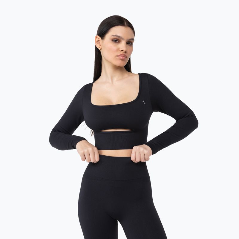 Dámské tréninkové legíny Carpatree Dopamine Buzz Seamless obsidian black 7