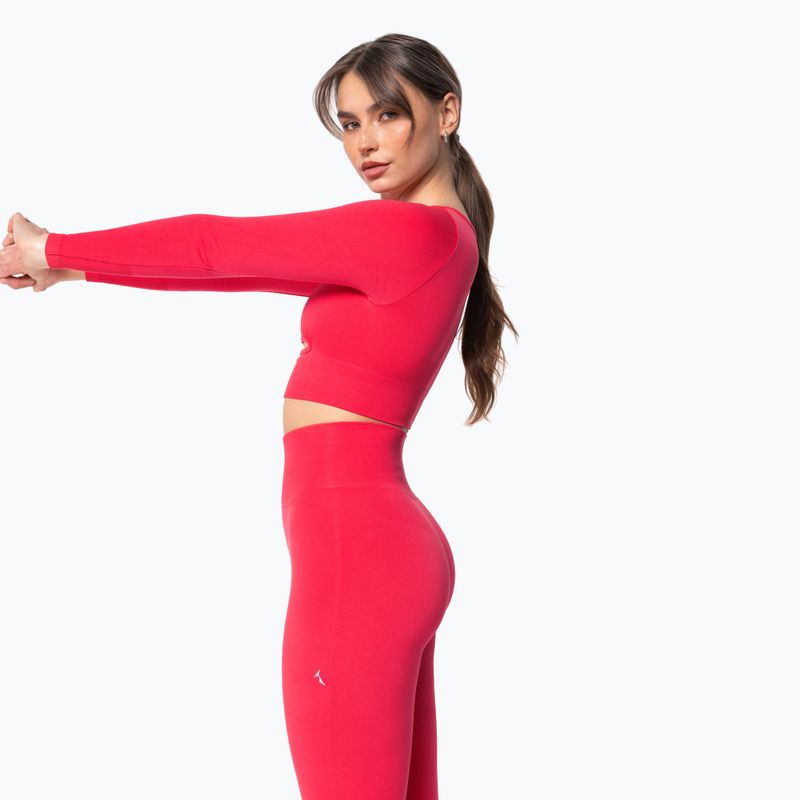 Dámské tréninkové tričko Longsleewe Carpatree Dopamine Buzz Seamless coral paradise pink 4