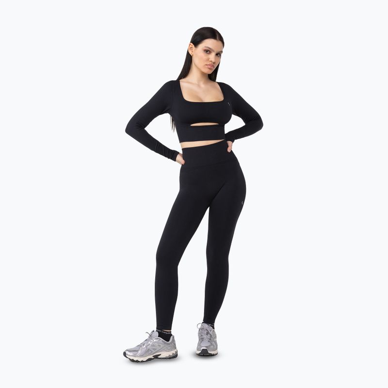 Dámské tričko Longsleeve Carpatree Dopamine Buzz Seamless obsidian black  2