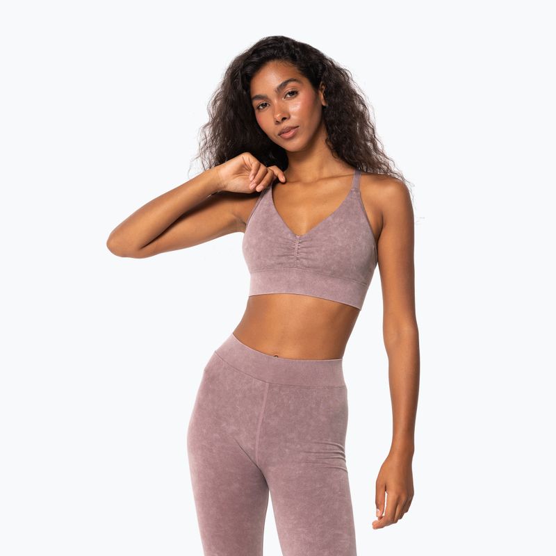 Dámské tréninkové legíny Carpatree Marble Story Seamless rose/quartz pink 5
