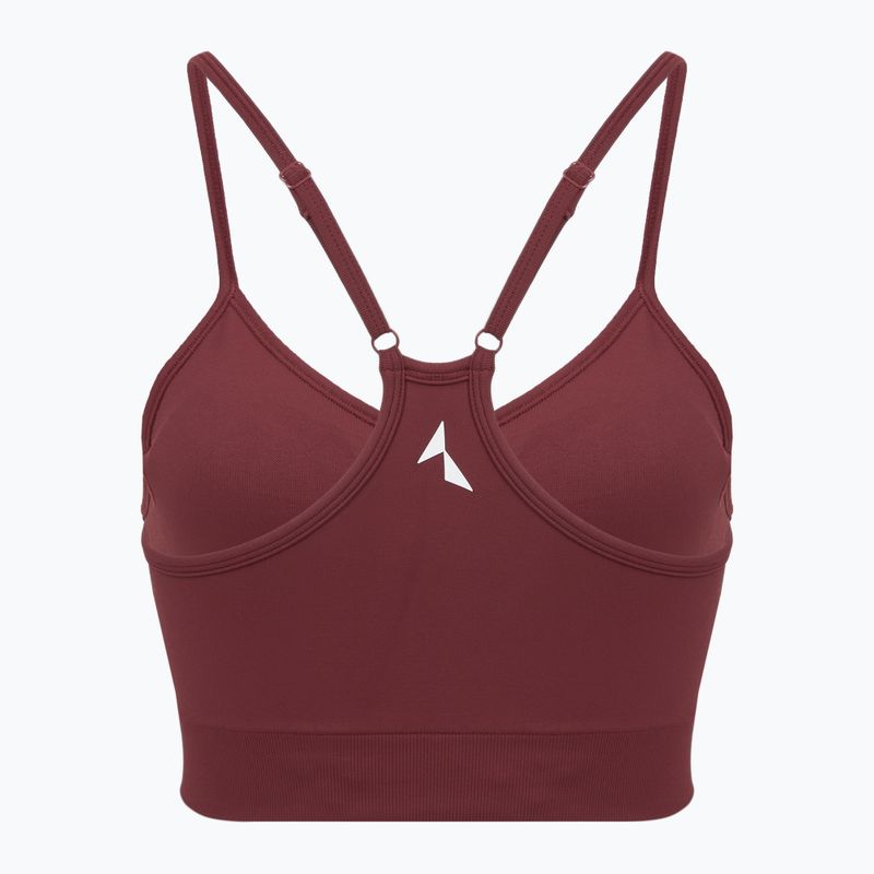 Tréninková podprsenka Carpatree Allure Seamless burgundy 8