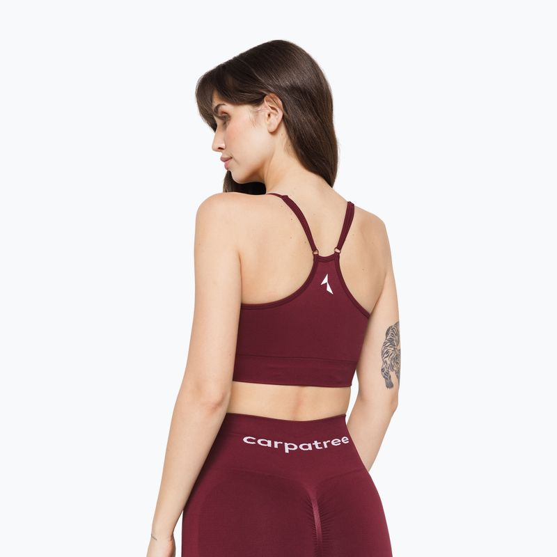Tréninková podprsenka Carpatree Allure Seamless burgundy 2