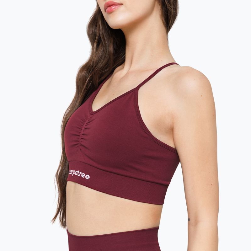 Tréninková podprsenka Carpatree Allure Seamless burgundy 4