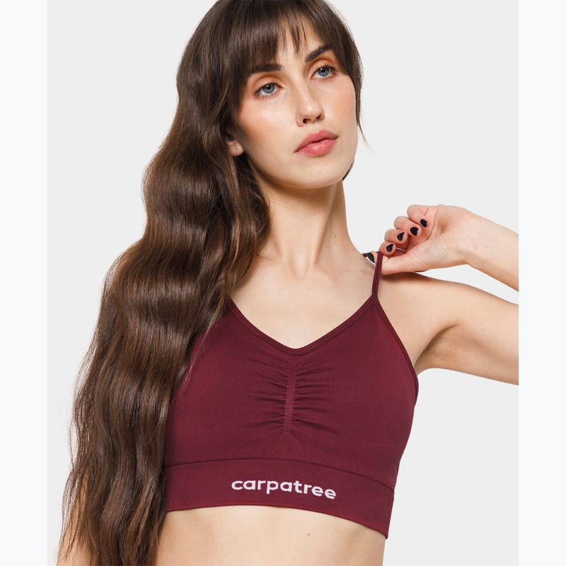 Tréninková podprsenka Carpatree Allure Seamless burgundy 6