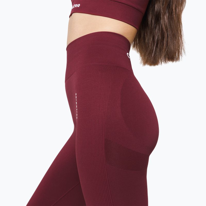 Dámské tréninkové legíny Carpatree Allure Seamless burgundy 4
