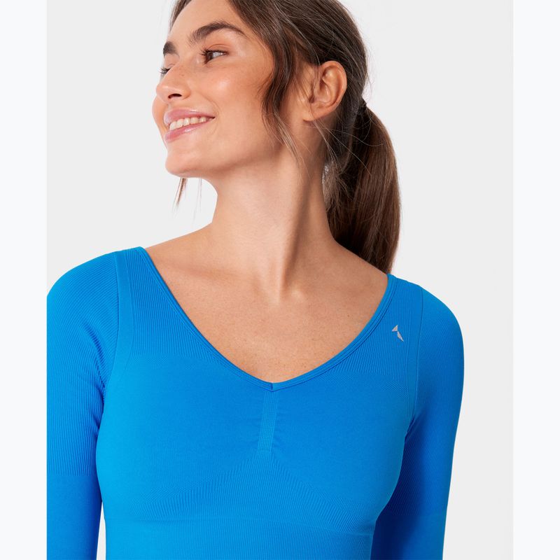Dámské tréninkové tričko Longsleeve Carpatree Eris Seamless electric blue 5