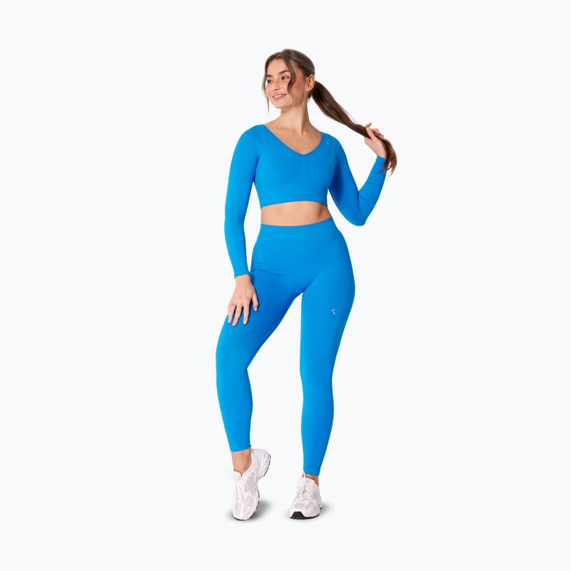 Dámské tréninkové legíny Carpatree Eris Seamless electric blue 2