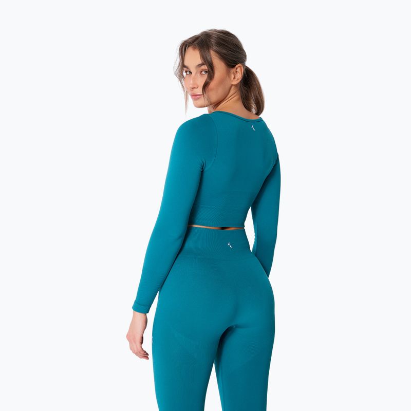 Dámské tréninkové tričko Longsleeve Carpatree Dopamine Buzz Seamless petrol green 2