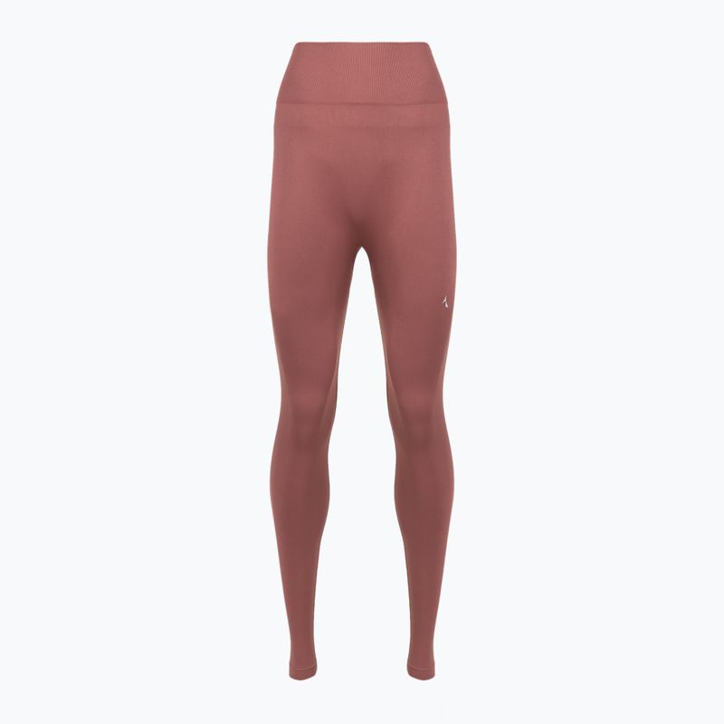 Dámské tréninkové legíny Carpatree Dopamine Buzz Seamless rose/brown 6
