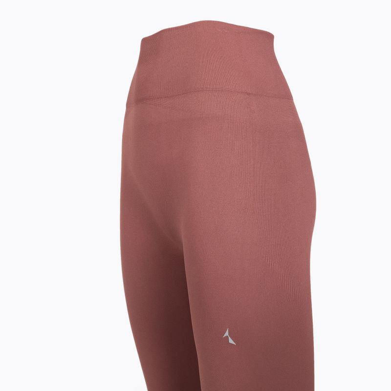 Dámské tréninkové legíny Carpatree Dopamine Buzz Seamless rose/brown 8