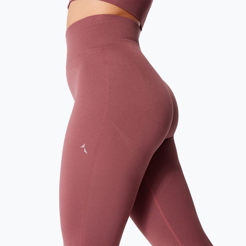 Dámské tréninkové legíny Carpatree Dopamine Buzz Seamless rose/brown 5