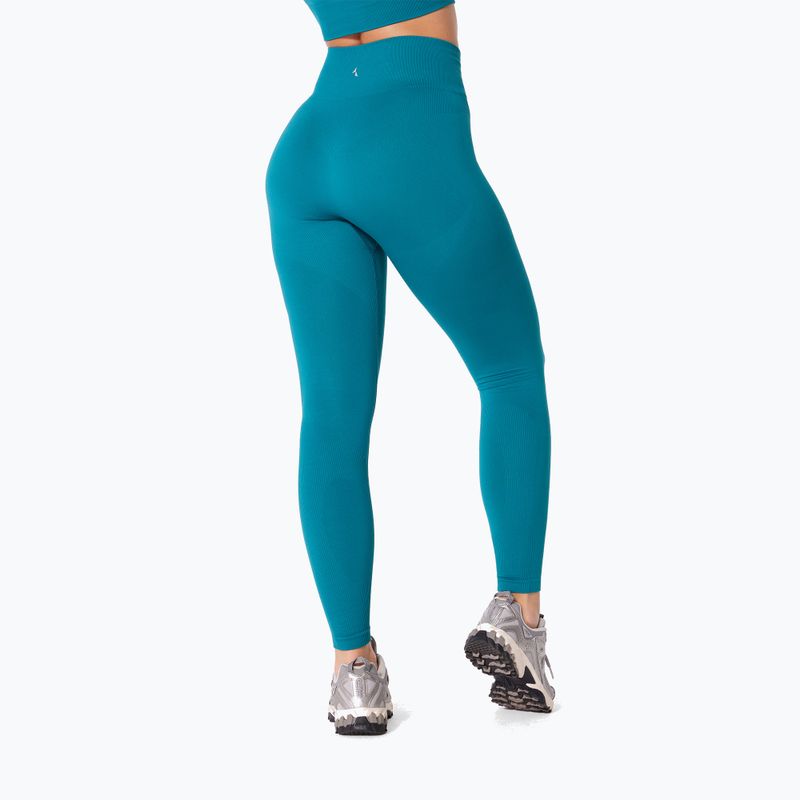 Dámské tréninkové legíny Carpatree Dopamine Buzz Seamless petrol green 6
