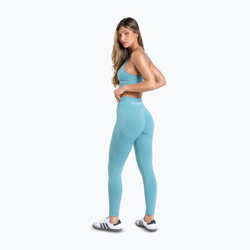 Dámské tréninkové legíny Carpatree Allure Seamless milky blue 4