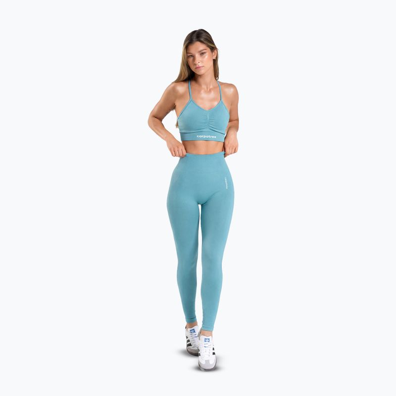 Tréninková podprsenka Carpatree Allure Seamless milky blue 2