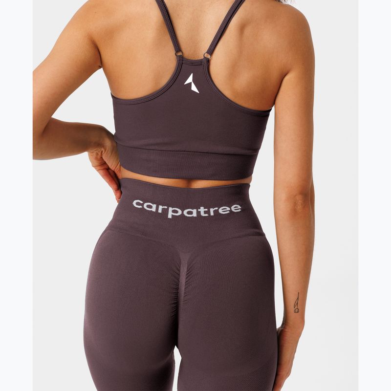 Tréninková podprsenka Carpatree Allure Seamless berry brown 3