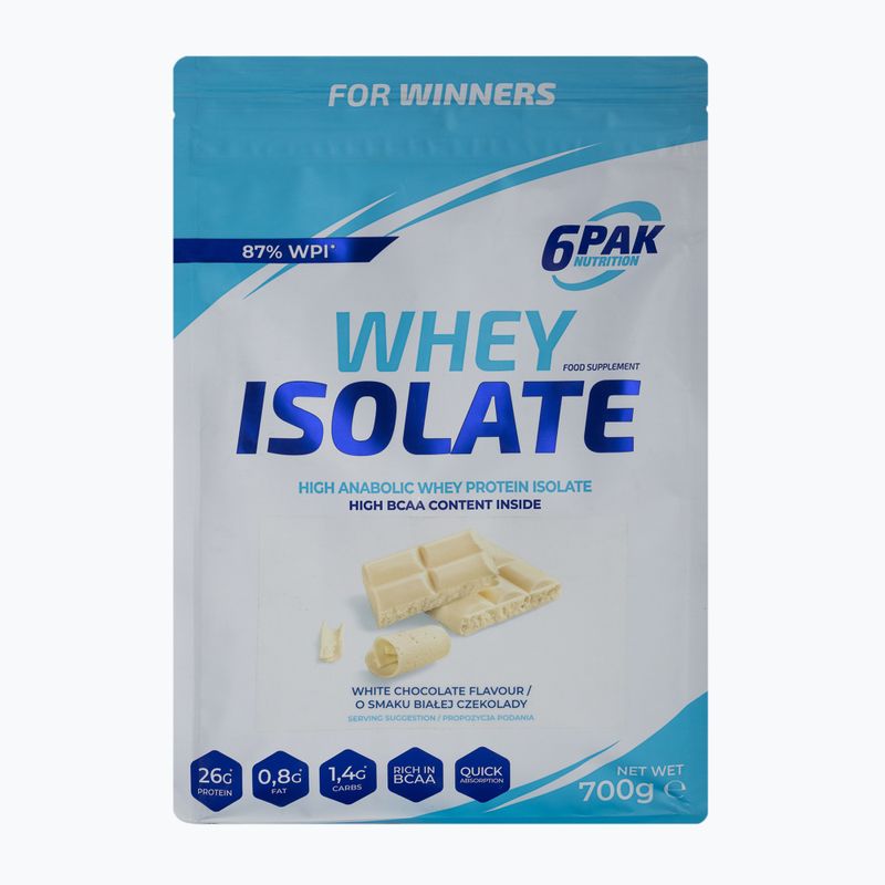 Whey 6PAK Isolate 700g bílá čokoláda PAK/049#BICZE